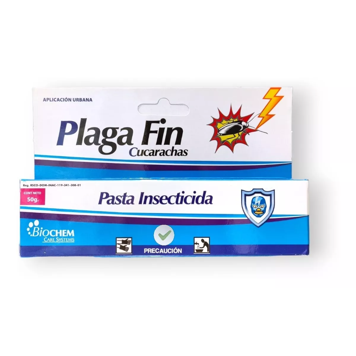 Plaga Fin 50 Gr Insecticida para Cucarachas - Biochem Plaga Fin 50 Gr Insecticida para Cucarachas - Biochem